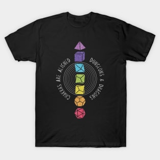 Chakras Are Aligned - Dungeons & Dragons T-Shirt